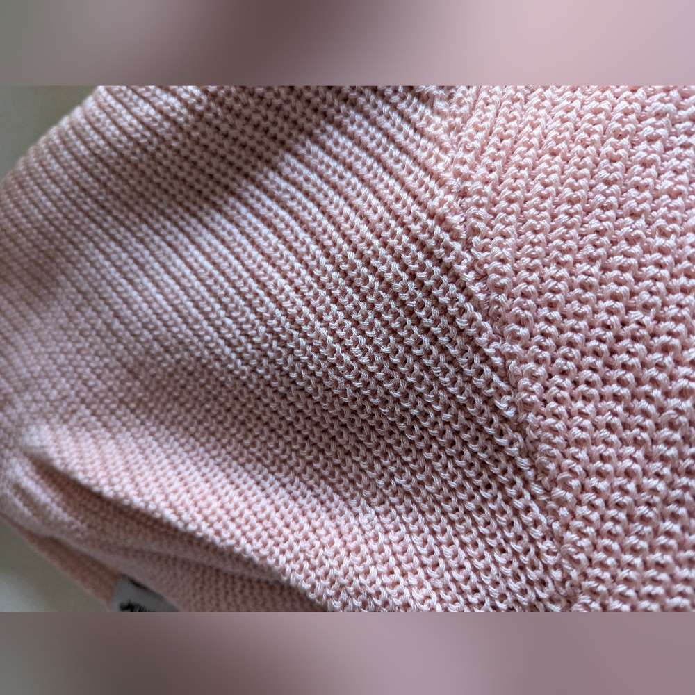Cotton Emporium Soft Pink V-Neck Sweater - Picture 5 of 5